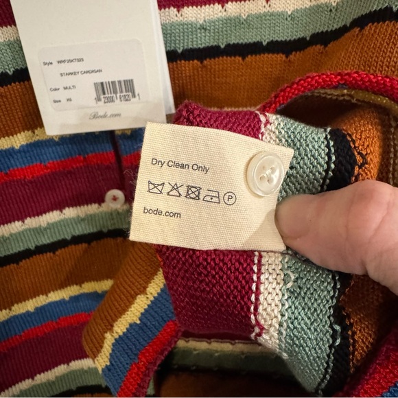 BODE Starkey Multi Particolored Striped Cardigan - Picture 13 of 16